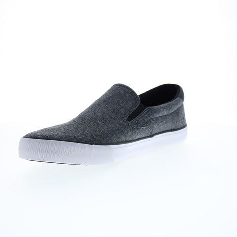 Lugz Clipper MCLIPCHC-060 Mens Black Canvas Lifestyle Sneakers Shoes