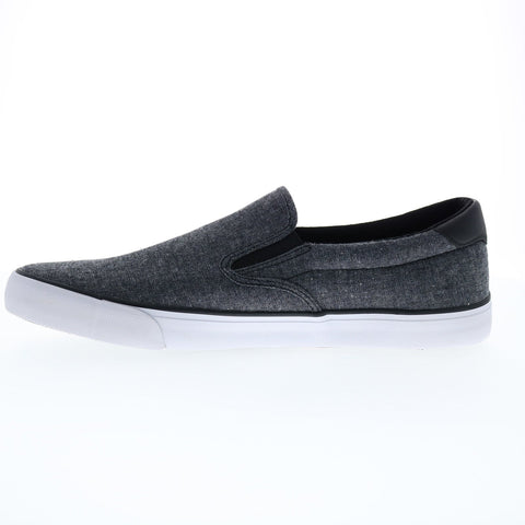 Lugz Clipper MCLIPCHC-060 Mens Black Canvas Lifestyle Sneakers Shoes