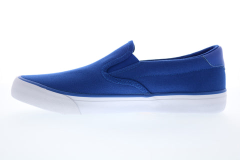 Lugz Clipper MCLIPRC-485 Mens Blue Canvas Slip On Lifestyle Sneakers Shoes