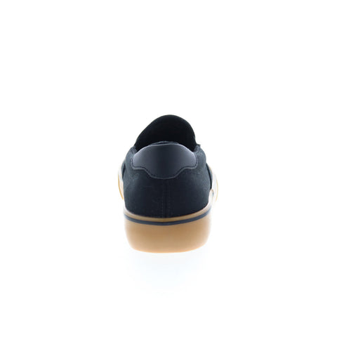 Lugz Clipper MCLPRC-0049 Mens Black Canvas Slip On Lifestyle Sneakers Shoes