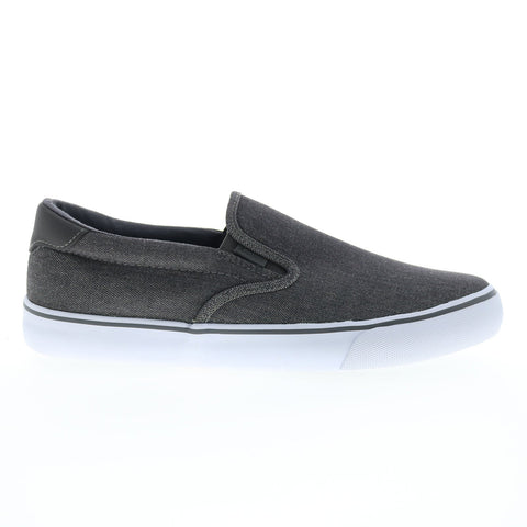 Lugz Clipper Slip On MCLPRDC-011 Mens Gray Canvas Lifestyle Sneakers Shoes