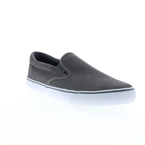 Lugz Clipper Slip On MCLPRDC-011 Mens Gray Canvas Lifestyle Sneakers Shoes