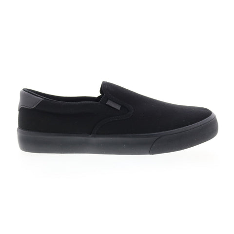 Lugz Clipper MCLPRWC-0055 Mens Black Wide Canvas Lifestyle Sneakers Shoes