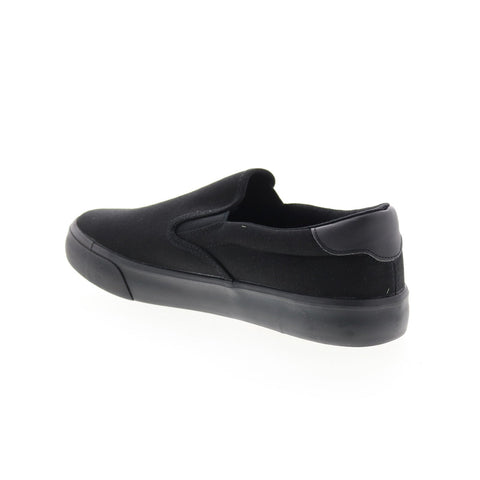 Lugz Clipper MCLPRWC-0055 Mens Black Wide Canvas Lifestyle Sneakers Shoes