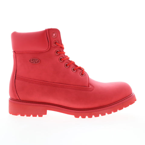 Lugz Convoy Fleece MCNVYFD-620 Mens Red Synthetic Casual Dress Boots