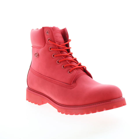 Lugz Convoy Fleece MCNVYFD-620 Mens Red Synthetic Casual Dress Boots