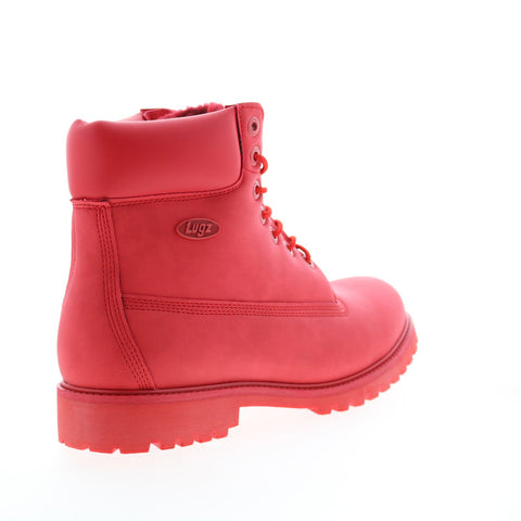 Lugz Convoy Fleece MCNVYFD-620 Mens Red Synthetic Casual Dress Boots