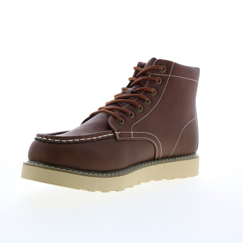 Lugz Cypress MCYPREGV-2013 Mens Brown Synthetic Lace Up Casual Dress Boots