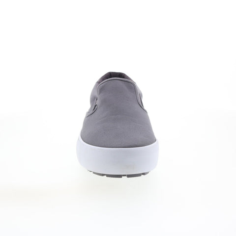 Lugz Delta MDELTC-011 Mens Gray Canvas Slip On Lifestyle Sneakers Shoes