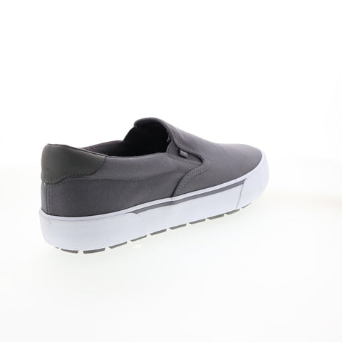 Lugz Delta MDELTC-011 Mens Gray Canvas Slip On Lifestyle Sneakers Shoes