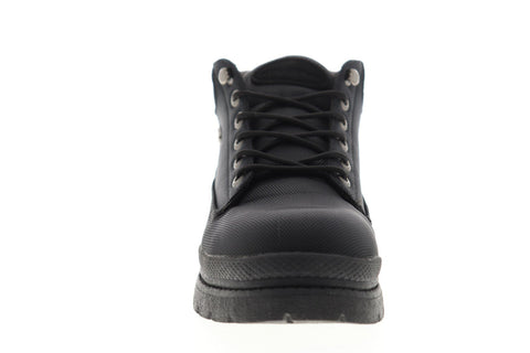 Lugz Drifter Ballistic MDRBT-001 Mens Black Canvas Casual Dress Lace Up Boots Shoes