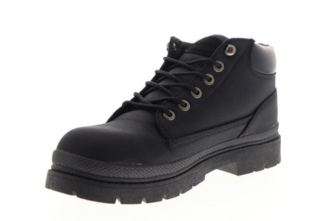 Lugz Drifter Ballistic MDRBT-001 Mens Black Canvas Casual Dress Lace Up Boots Shoes