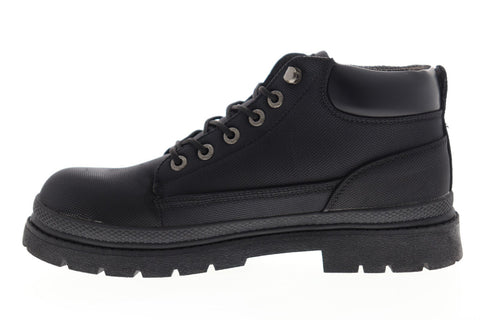 Lugz Drifter Ballistic MDRBT-001 Mens Black Canvas Lace Up Casual Dress