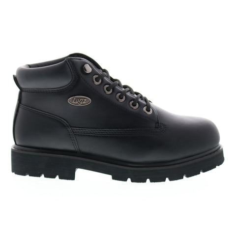 Lugz Drifter Mid St MDRIFMSTWV-001 Mens Black Wide Synthetic Ankle Boots