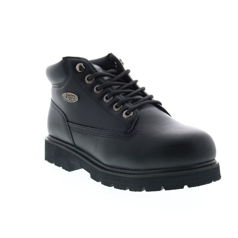 Lugz Drifter Mid St MDRIFMSTWV-001 Mens Black Wide Synthetic Ankle Boots