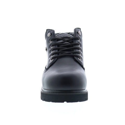 Lugz Drifter Mid St MDRIFMSTWV-001 Mens Black Wide Synthetic Ankle Boots