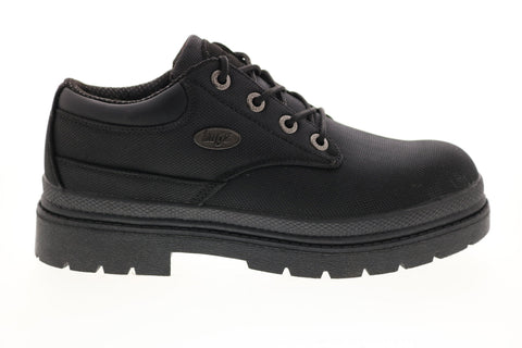 Lugz Drifter LO Ballistic MDRLT-001 Mens Black Canvas Oxfords Casual Shoes