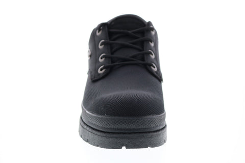 Lugz Drifter LO Ballistic MDRLT-001 Mens Black Canvas Oxfords Casual Shoes