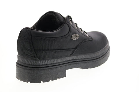 Lugz Drifter LO Ballistic MDRLT-001 Mens Black Canvas Oxfords Casual Shoes