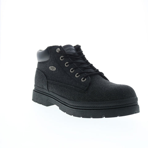 Lugz Drifter Peacoat Fashion MDRPT-0055 Mens Black Canvas Ankle Boots