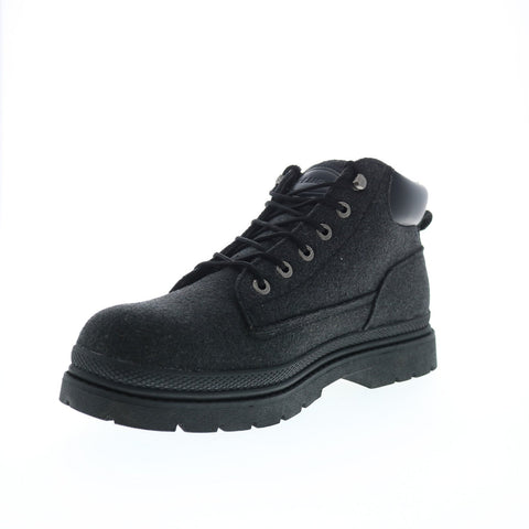 Lugz Drifter Peacoat Fashion MDRPT-0055 Mens Black Canvas Ankle Boots