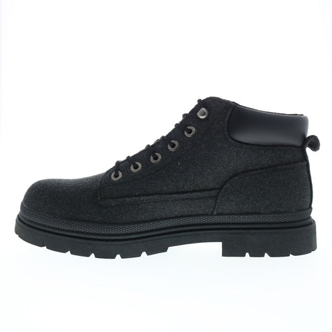 Lugz Drifter Peacoat Fashion MDRPT-0055 Mens Black Canvas Ankle Boots