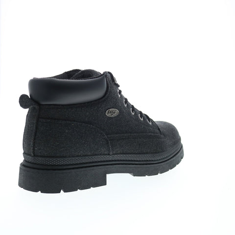 Lugz Drifter Peacoat Fashion MDRPT-0055 Mens Black Canvas Ankle Boots