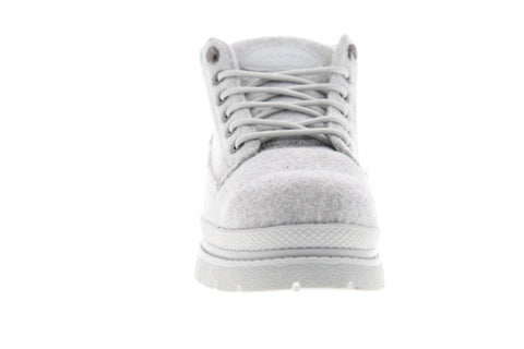 Lugz Drifter Peacoat MDRPT-0512 Mens Gray Canvas Mid Top Lace Up Ankle Boots