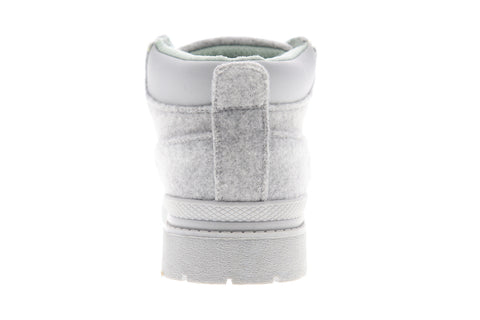 Lugz Drifter Peacoat MDRPT-0512 Mens Gray Canvas Mid Top Lace Up Ankle Boots