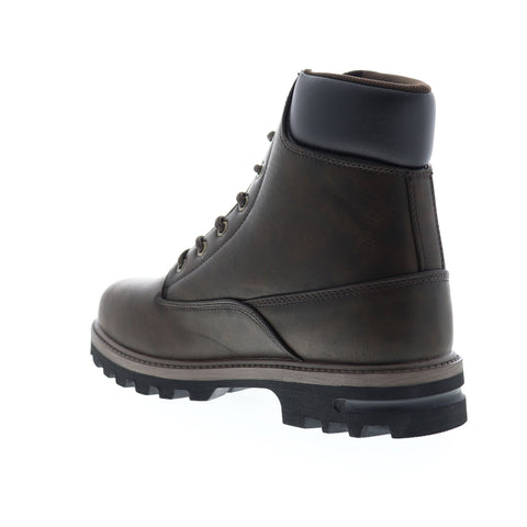 Lugz Empire HI WR MEMPHV-2115 Mens Brown Leather Lace Up Casual Dress Boots