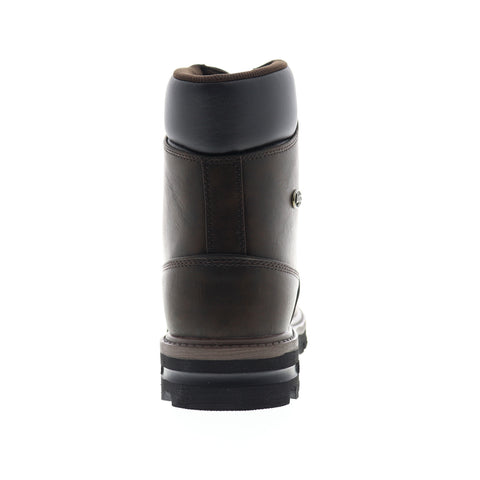 Lugz Empire HI WR MEMPHV-2115 Mens Brown Leather Lace Up Casual Dress Boots
