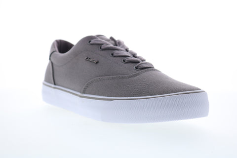 Lugz Flip MFLIPC-031 Mens Gray Canvas Lace Up Lifestyle Sneakers Shoes