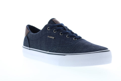 Lugz Flip Denim MFLIPDC-4104 Mens Blue Canvas Lifestyle Sneakers Shoes