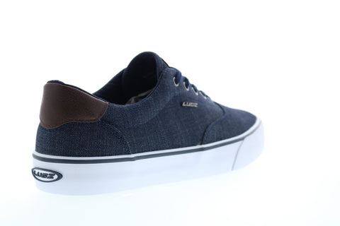 Lugz Flip Denim MFLIPDC-4104 Mens Blue Canvas Lifestyle Sneakers Shoes