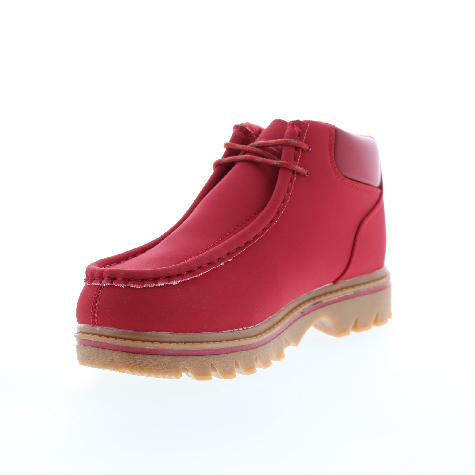 Lugz Fringe MFRGD-6080 Mens Red Synthetic Lace Up Ankle  display picture 1