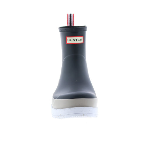 Hunter Play Short Speckle Sole Boot MFS9123RMA-BTE Men Black Rain Boots