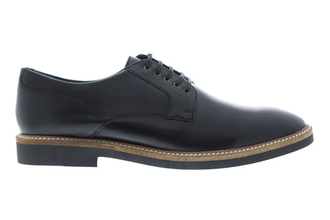 Frank Wright Banff MFW377 Mens Black Leather Lace Up Plain Toe Oxfords Shoes