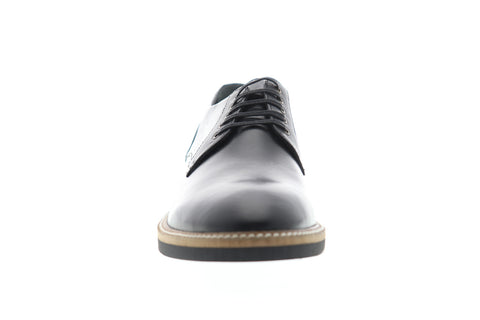 Frank Wright Banff MFW377 Mens Black Leather Lace Up Plain Toe Oxfords Shoes