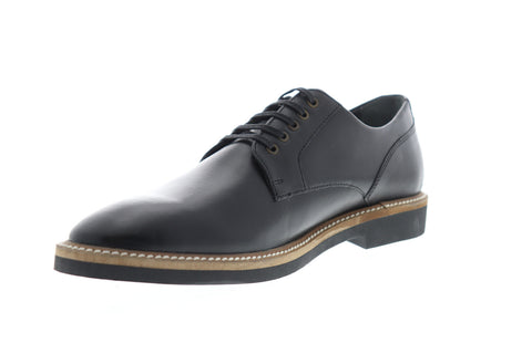 Frank Wright Banff MFW377 Mens Black Leather Lace Up Plain Toe Oxfords Shoes