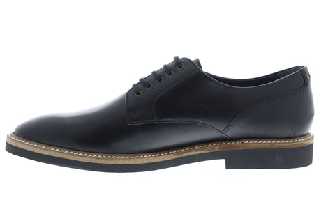Frank Wright Banff MFW377 Mens Black Leather Lace Up Plain Toe Oxfords Shoes