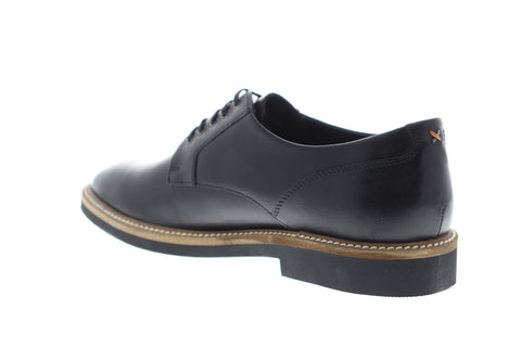 Frank Wright Banff MFW377 Mens Black Leather Lace Up Plain Toe Oxfords Shoes