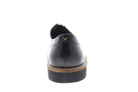 Frank Wright Banff MFW377 Mens Black Leather Lace Up Plain Toe Oxfords Shoes