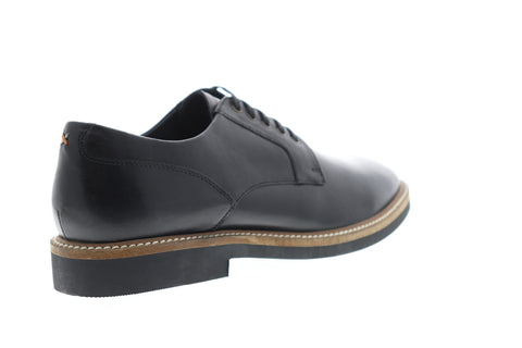 Frank Wright Banff MFW377 Mens Black Leather Lace Up Plain Toe Oxfords Shoes