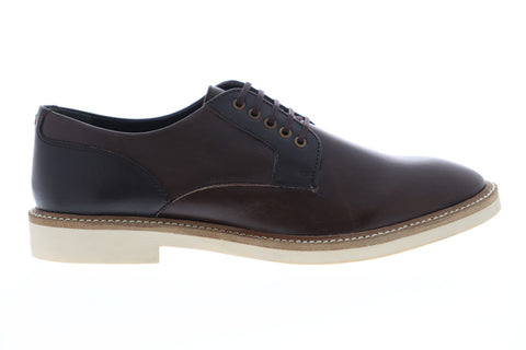 Frank Wright Banff MFW377 Mens Brown Leather Lace Up Plain Toe Oxfords Shoes