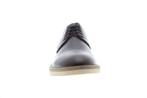 Frank Wright Banff MFW377 Mens Brown Leather Lace Up Plain Toe Oxfords Shoes