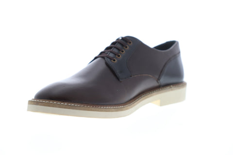 Frank Wright Banff MFW377 Mens Brown Leather Lace Up Plain Toe Oxfords Shoes