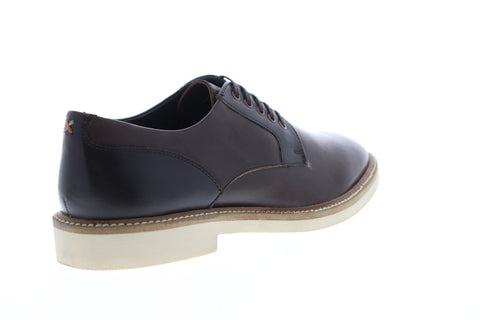 Frank Wright Banff MFW377 Mens Brown Leather Lace Up Plain Toe Oxfords Shoes