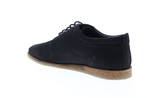 Frank Wright Kane MFW394 Mens Black Leather Low Top Plain Toe Oxfords Shoes