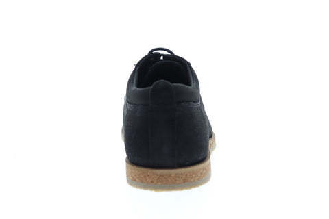 Frank Wright Kane MFW394 Mens Black Leather Low Top Plain Toe Oxfords Shoes
