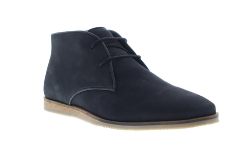 Frank Wright Cuckoo MFW396 Mens Black Leather Lace Up Chukkas Boots